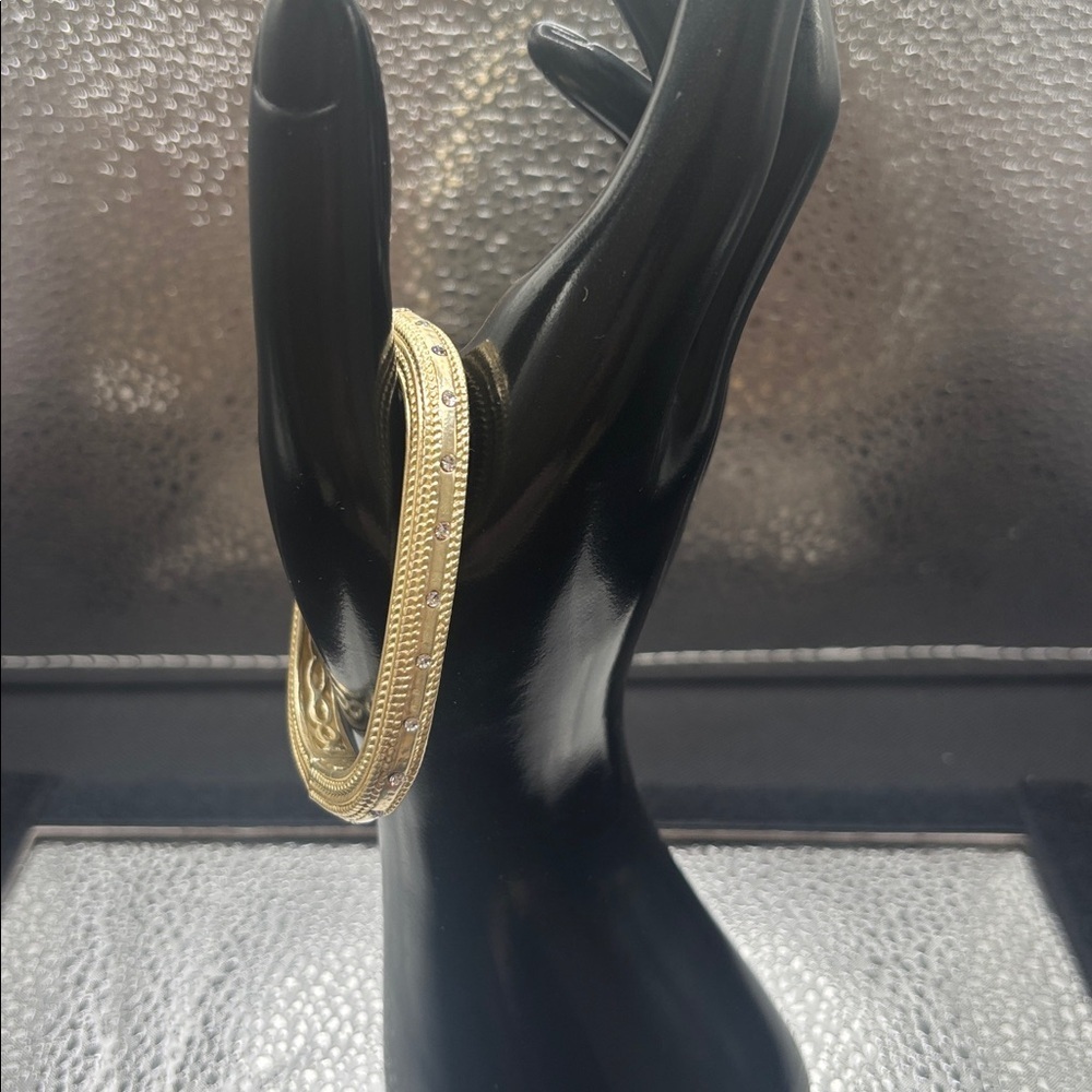 Gold Square Bangles